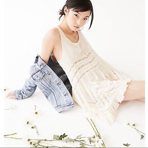 Intimately Free People voile lace gypsy dress M